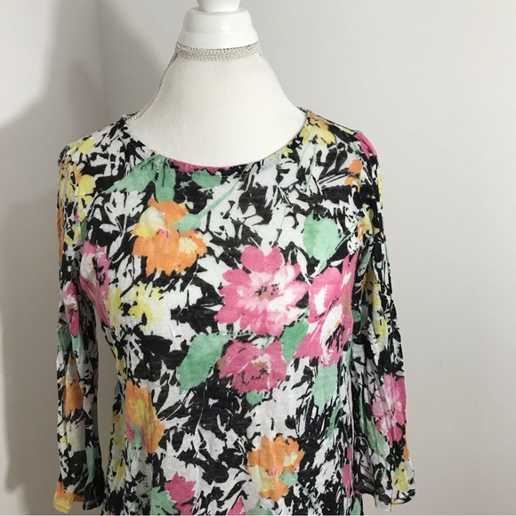 Lauren Ralph Lauren Floral Linen Top - Picture 2 of 9